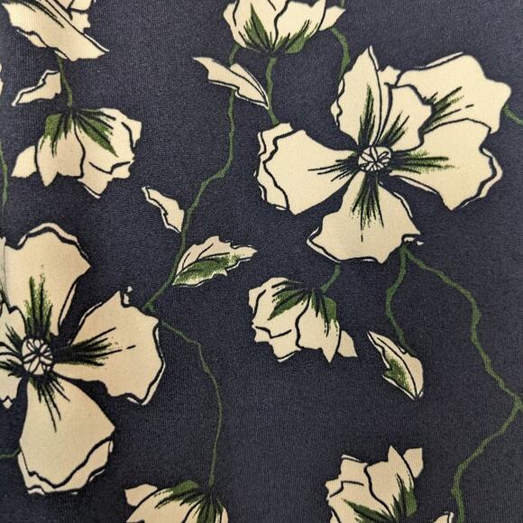 Sam Edelman Bold Garden Green Floral Cropped Leggings Size S - Picture 6 of 8